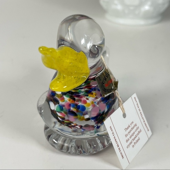 Crystal Muti Coloured Glass Bird M. Pyrcak - Picture 3 of 9